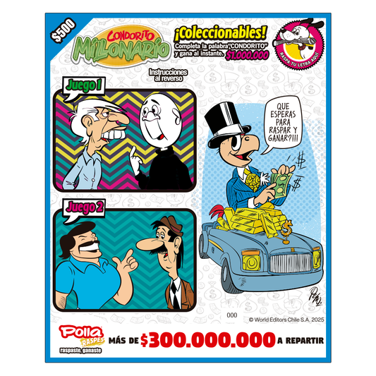 Raspe Condorito $500 Comic - Condorrico