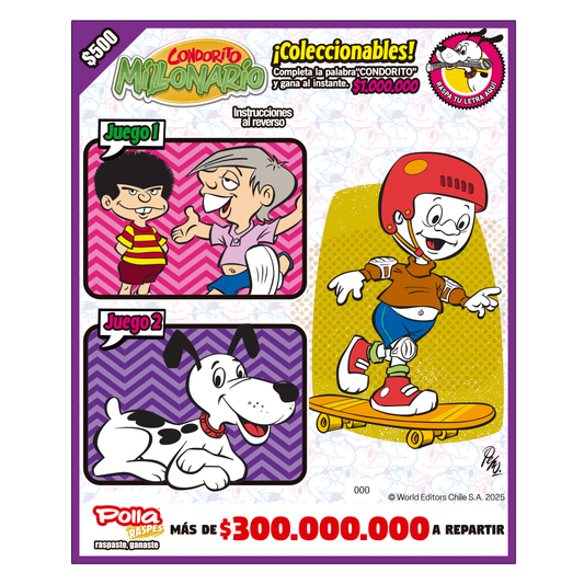 Raspe Condorito $500 Comic - Huevito